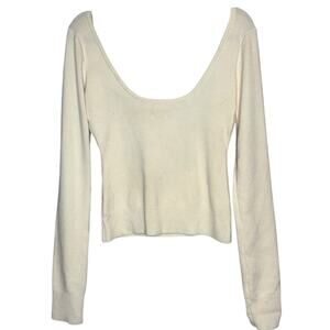 Monse Open Back Scoop Neck Sweater